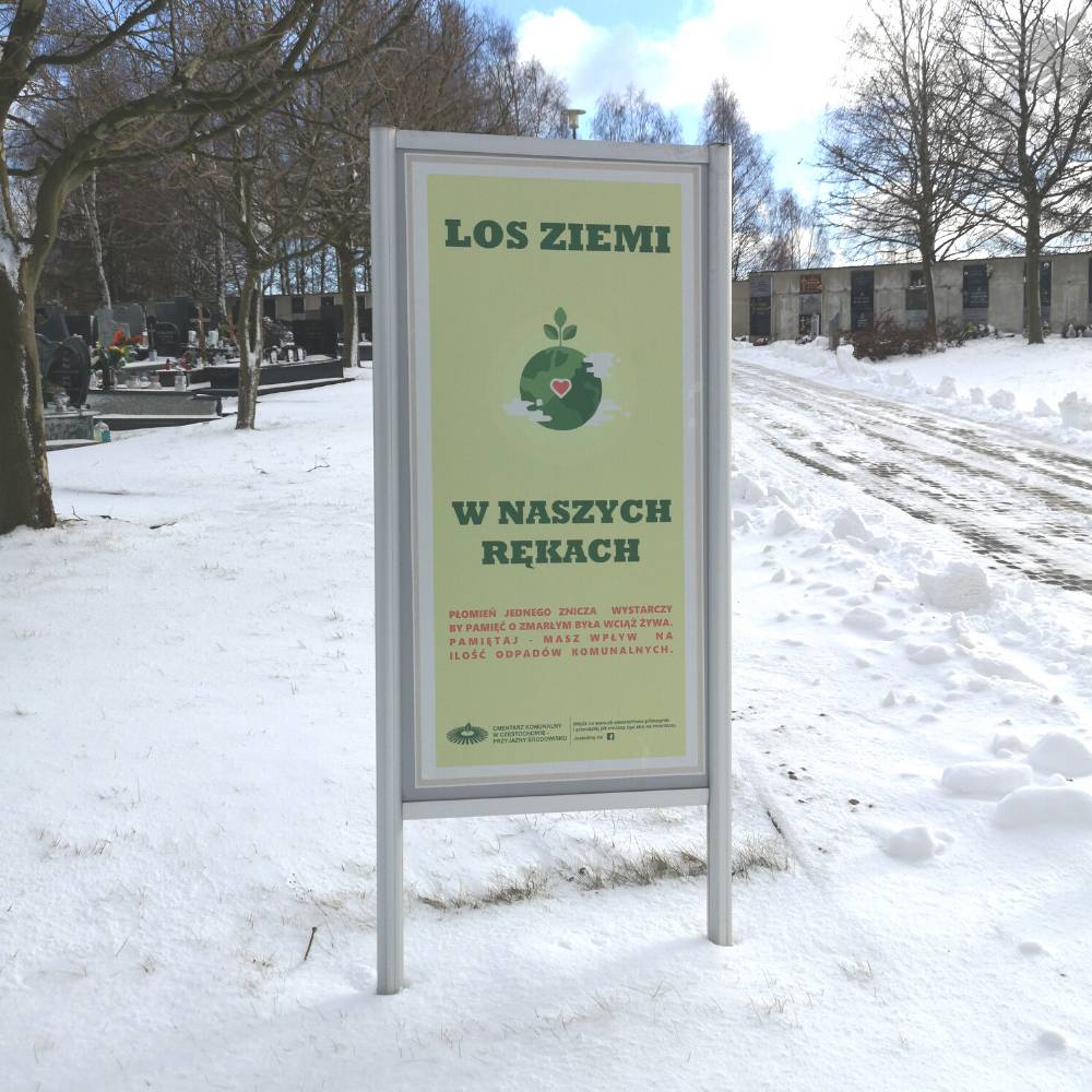 Zdjęcie: zdjęcie ścieżki edukacyjnej na terenie Cmentarza Komunalnego w Częstochowie